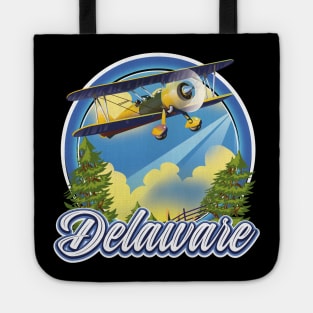 Delaware USA travel logo Tote