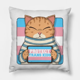 Protect Trans Kids Pillow