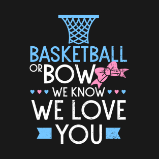 Basketball Gender Reveal T Shirts Teepublic
