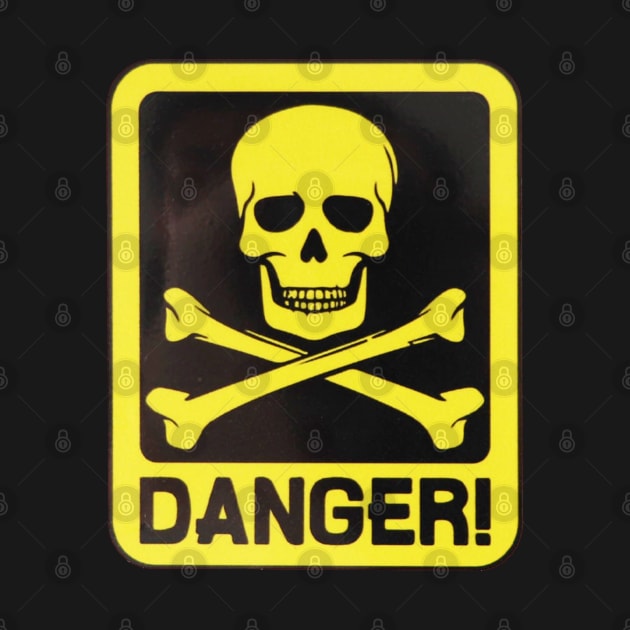 Danger Sign by  The best hard hat stickers 