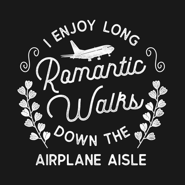 Stewardess Flight Attendant Hostess Romantic Airplane Aisle by merchmafia