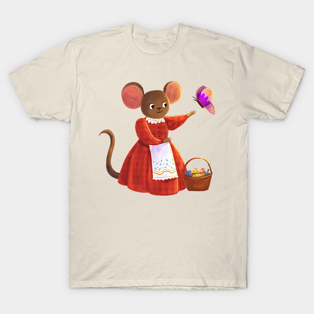 Discover Mouse and Butterfly - Mouse - T-Shirt