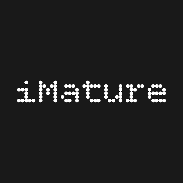 iMature Wordmark Light Dots by lvrdesign