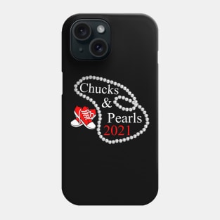 chucks and pearls 2021 kamala harris Phone Case