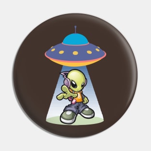 Alien Boy Pin