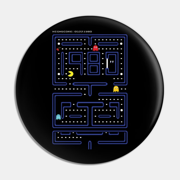 The Pacman Pin by horrorshirt