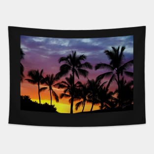 Tropical Sunset Serenade Tapestry