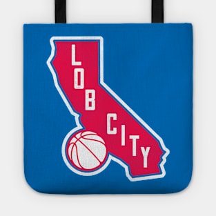 Lob City Basketball State Outline Tote