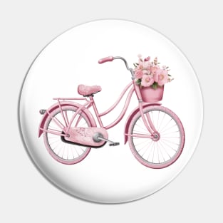 Pink Bicycle Pin