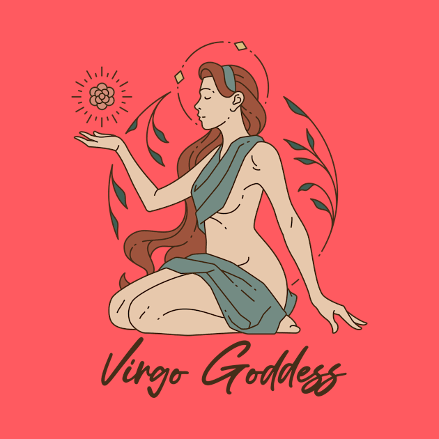 Virgo Goddess by Garden Avenue Designs