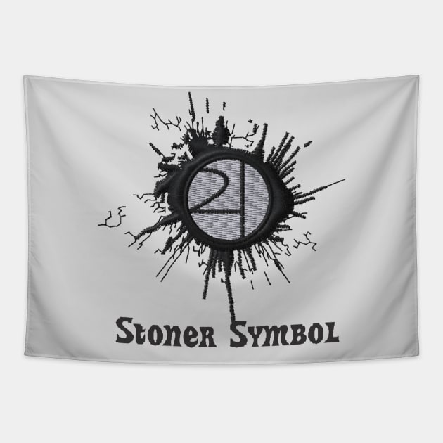 420 Splat design Tapestry by StonerSymbol