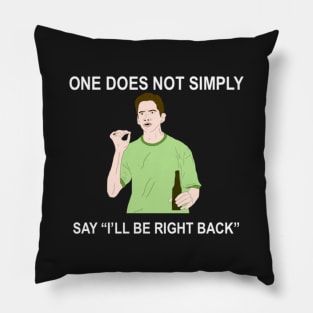 One Does Not Simply Meme (Scream Edition) Pillow