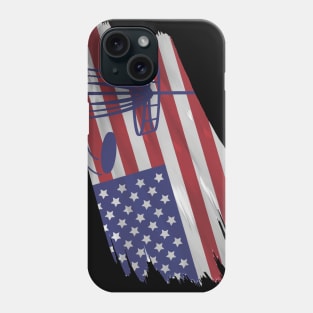 Disk Golf American Flag Phone Case