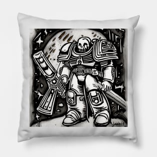 Night Lord over the moon Pillow