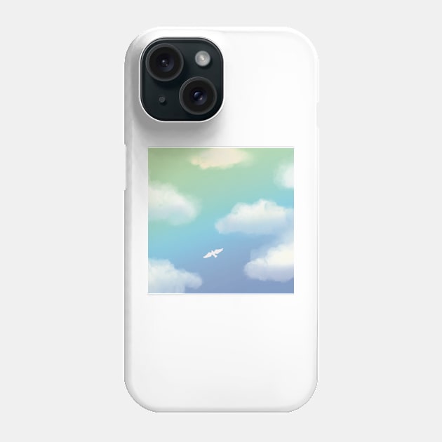 Beautiful Blue Sky Phone Case by mil.creates