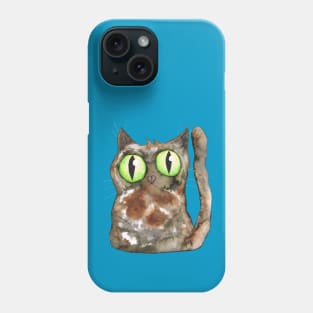 Tortoiseshell cat Phone Case