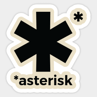 Houston Asterisks Stickers for Sale