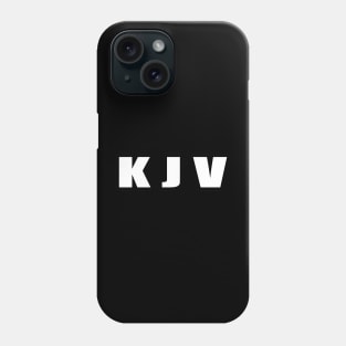 KJV Text Typography Phone Case