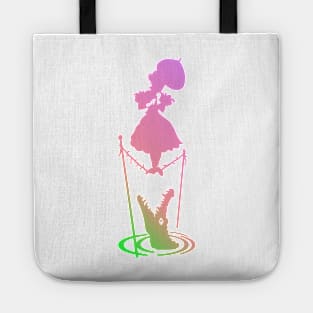 Ombre Haunted Mansion Tightrope Girl Tote