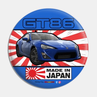 Toyota GT86 Blue Pin