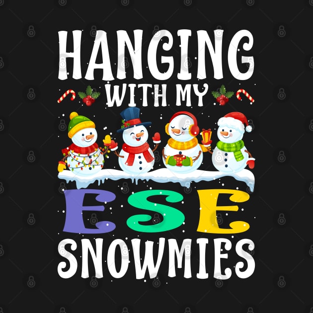 Hanging With My Ese Snowmies Teacher Christmas by intelus