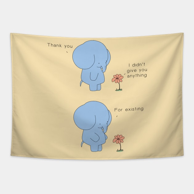 Thank You for Existing Tapestry by Jang_and_Fox