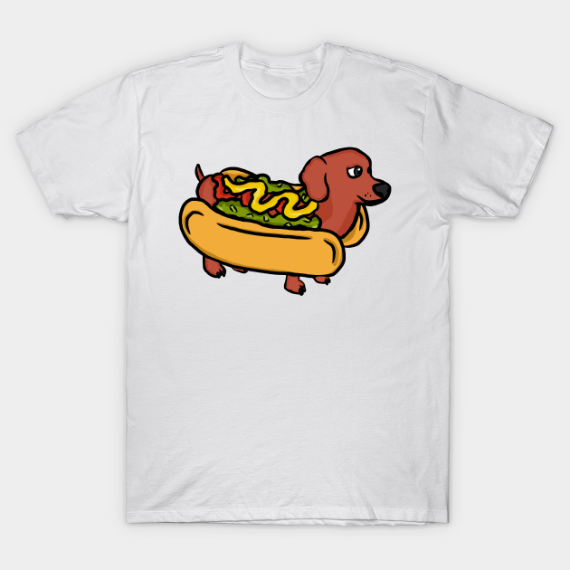 Discover Dachshund in Hot Dog Costume - Dachshund - T-Shirt