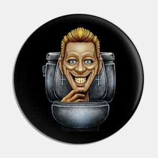 Horror toilet Monster #47 Pin