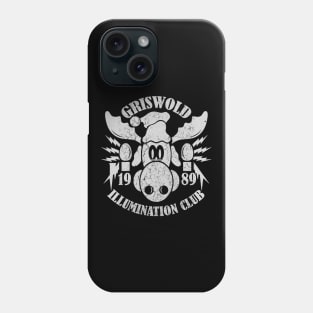 BLACK AND WHITE ILLUMINATION CLUB` Phone Case