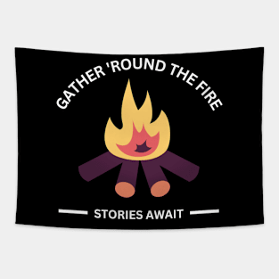 Gather 'Round the Fire: Stories Await Camp Fire Tapestry