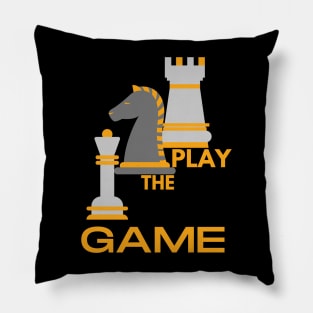 Play the Chess Game Again Pillow