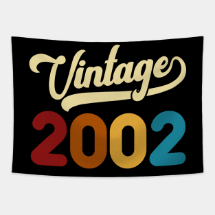 2002 Vintage Gift 18th Birthday Retro Style Tapestry