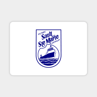 Flag of Sault Ste Marie, Michigan Magnet