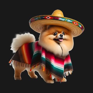 Cinco de Mayo Pomeranian T-Shirt