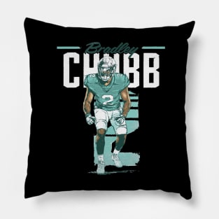 Bradley Chubb Miami Retro Pillow