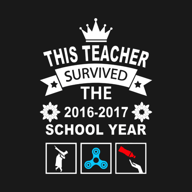 This teacher survived the 2016-2017 school year Tshirt by rajibsawami