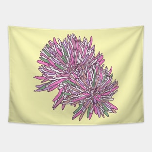 Pinky purple botanical floral 2020 design Tapestry