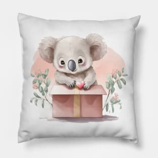 Koala in watercolor Pillow