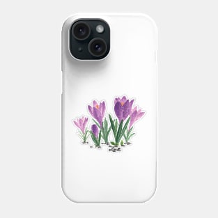 January 3rd birthday flower Phone Case