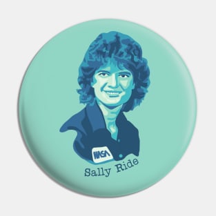 Sally Ride Portrait Pin