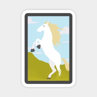 Tina's Horse Poster Magnet