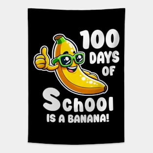 100 days of school Is A Banana Tapestry