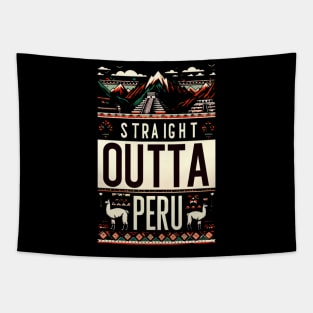 Straight Outta Peru Tapestry