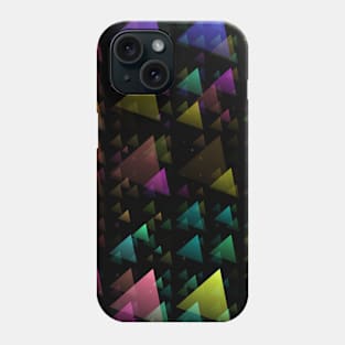 fading triangles Phone Case