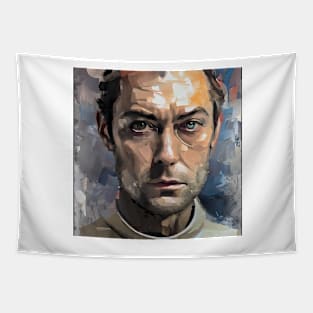 portrait of Jude Law Tapestry