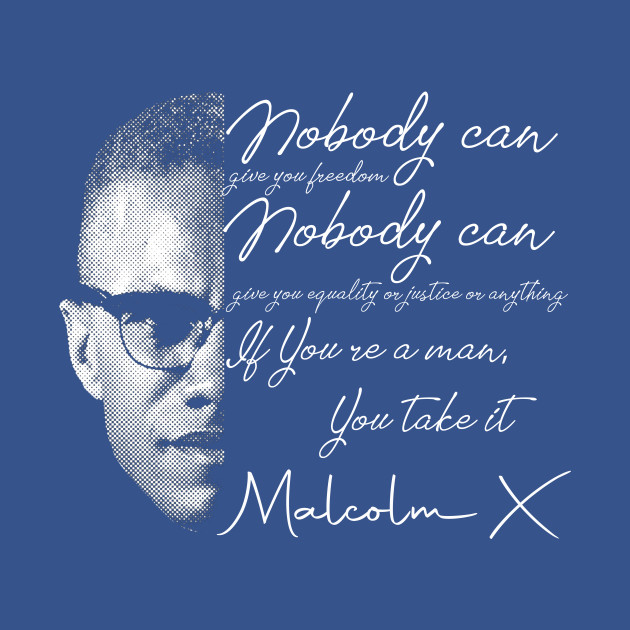 Discover MalcolmX - Take Your Freedom - Malcolm X Quotes - T-Shirt