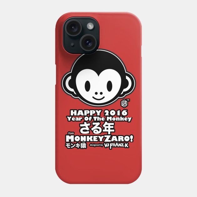 MonkeyZaro 2016 - Happy Year of The Monkey ! Phone Case by VJFranzK