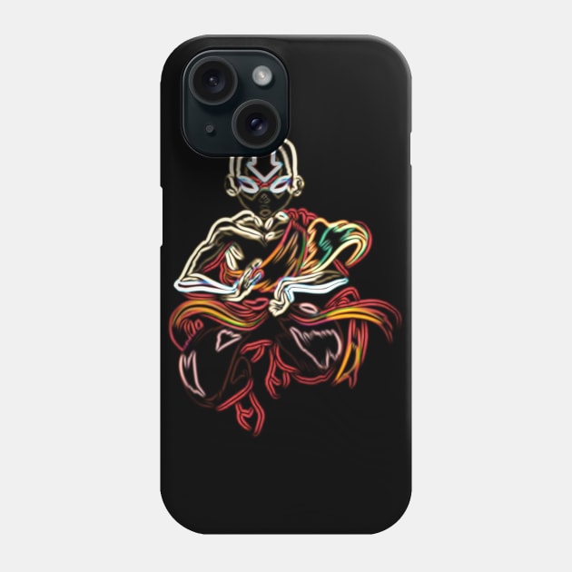 The Last Airbender Neon Phone Case by enchantingants