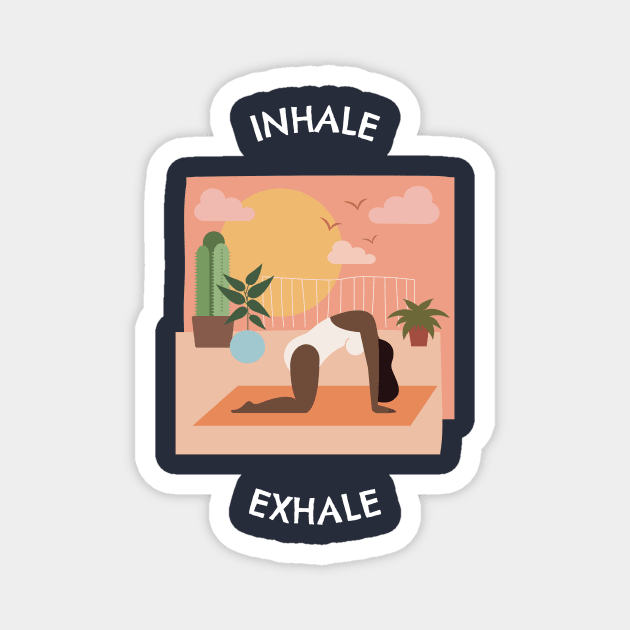 Inhale, Exhale Magnet by jeune98