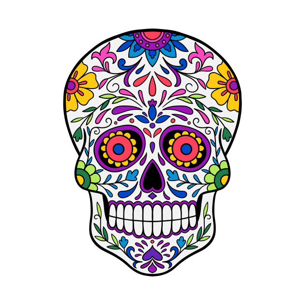 Day of the Dead, Sugar Skull by InshynaArt